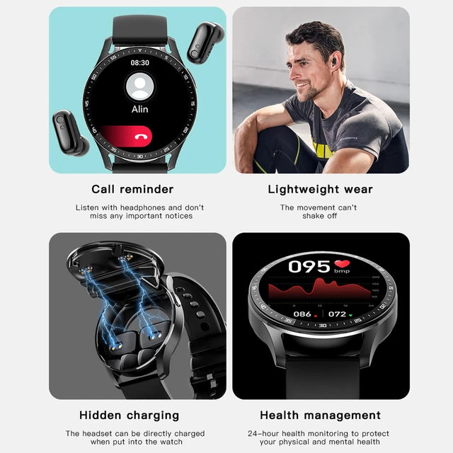 All NEW Multifunction Smart Watch with Ear Buds 2.0